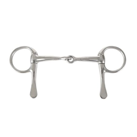 Jacks Imports Stainless Steel Half Cheek Snaffle Bit 3.5" MINI 5115-3-1/2
